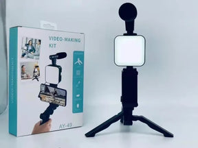 Ay-49 Video Making Tripod Kit For Vlogging